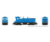 Rapido 027102 HO EMD SW9 (DC/Silent): Industrial Blue Locomotives