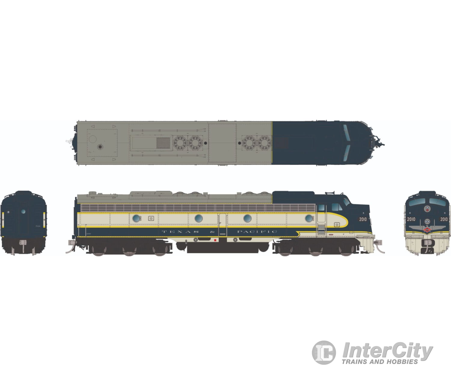 Rapido 028102 Ho Emd E8A (Dc/Silent): T&P - Eagle Scheme: #2012 Locomotives