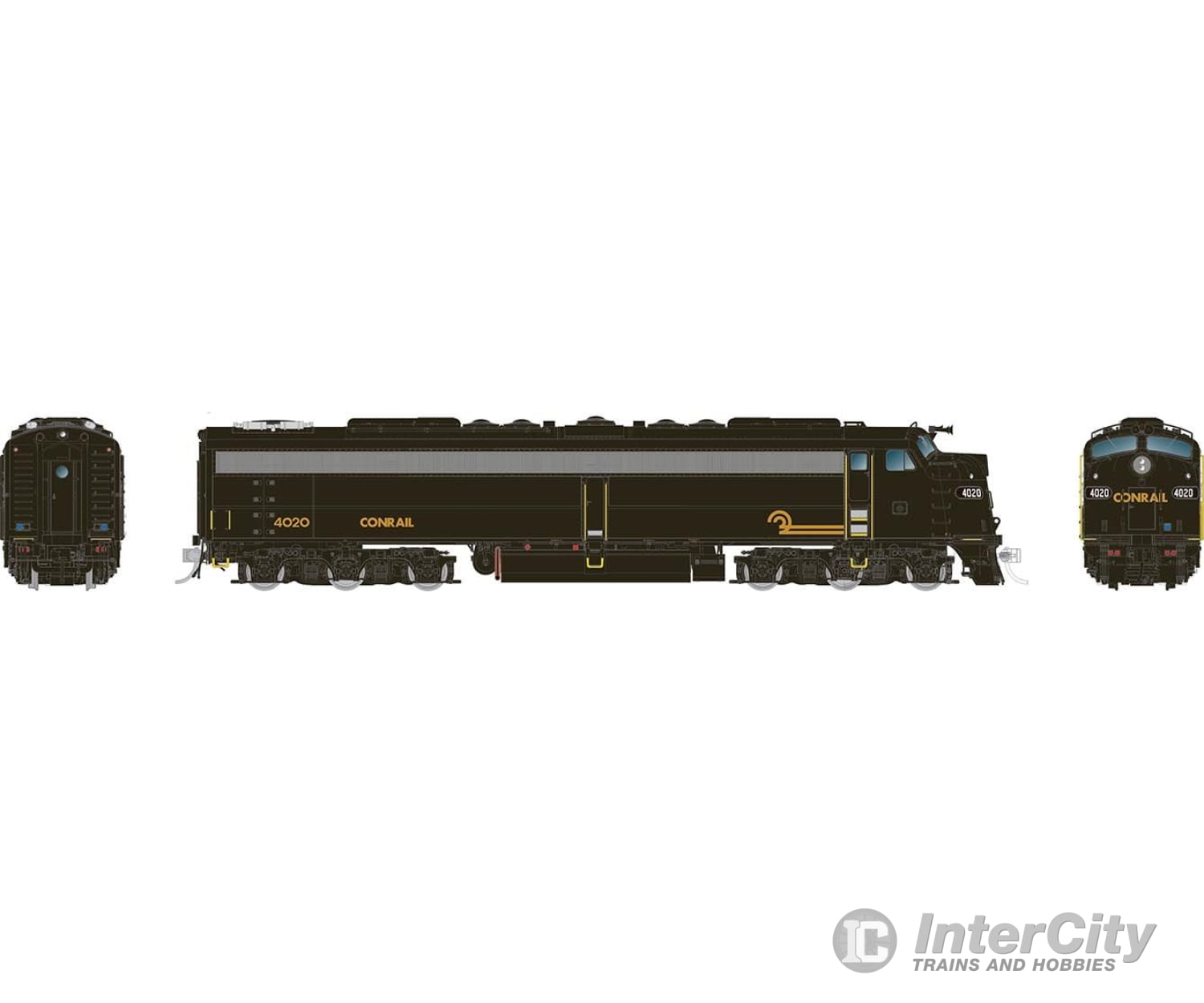 Rapido 028808 Ho Emd E8A W/Hep (Dc/Dcc/Sound): Conrail: #4021 Locomotives