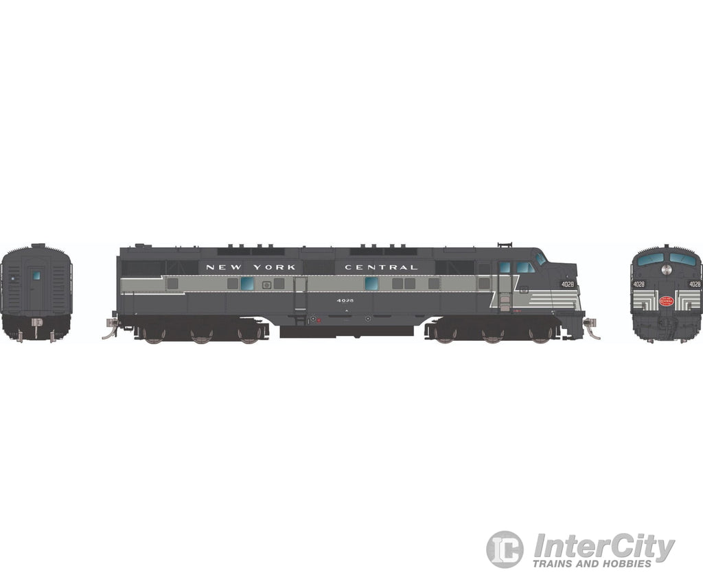 Rapido 029018 HO EMD E7A (DC/Silent): New York Central - Lightning Stripe: #4026 Locomotives
