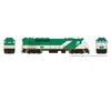 Rapido 034007 HO GP40TC (DC/Silent): GO Transit - Green & White Early Font: #502 Locomotives