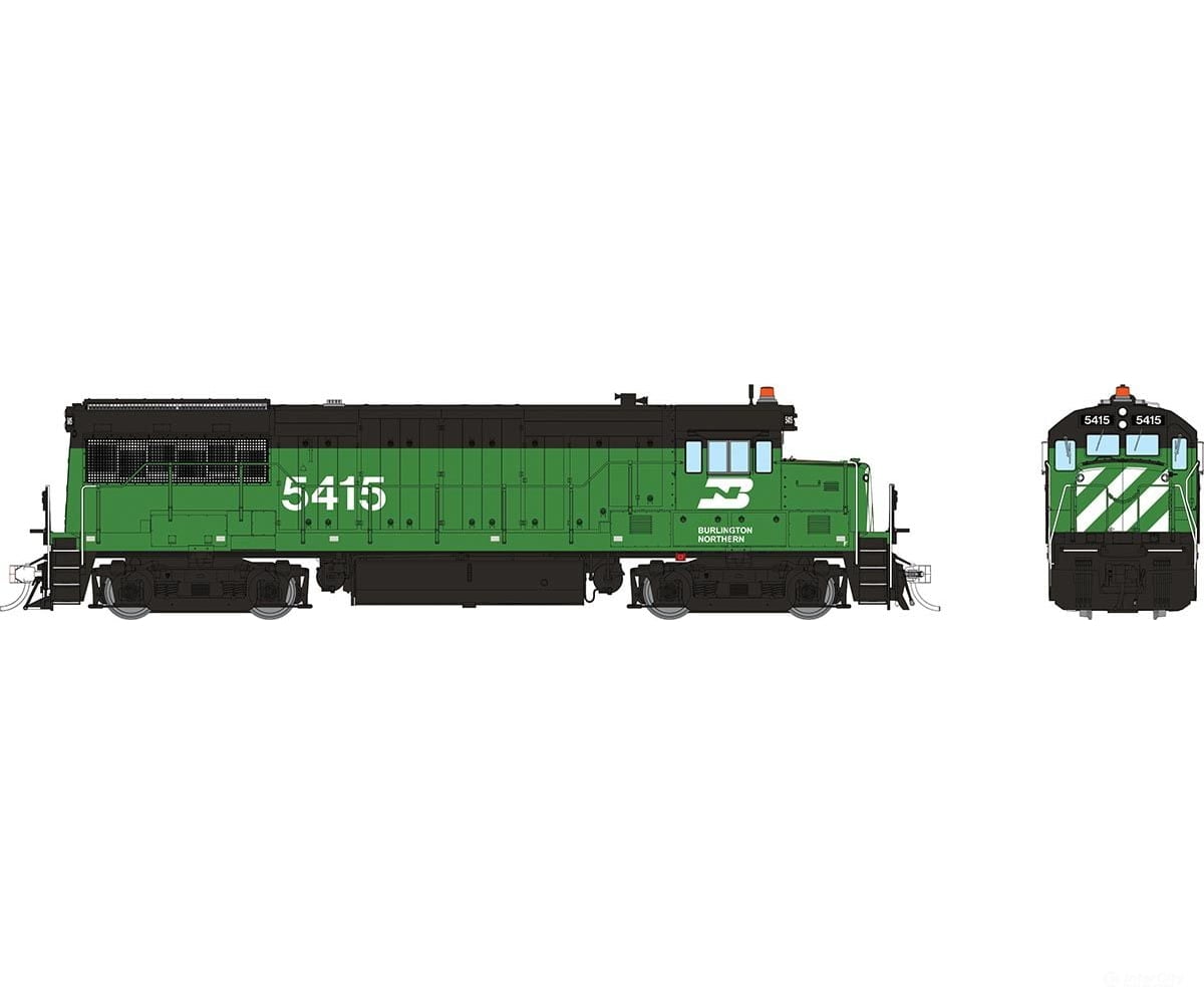 Rapido 035033 Ho Ge U25B Low Hood (Dc/Silent): Burlington Northern: #5415 Locomotives