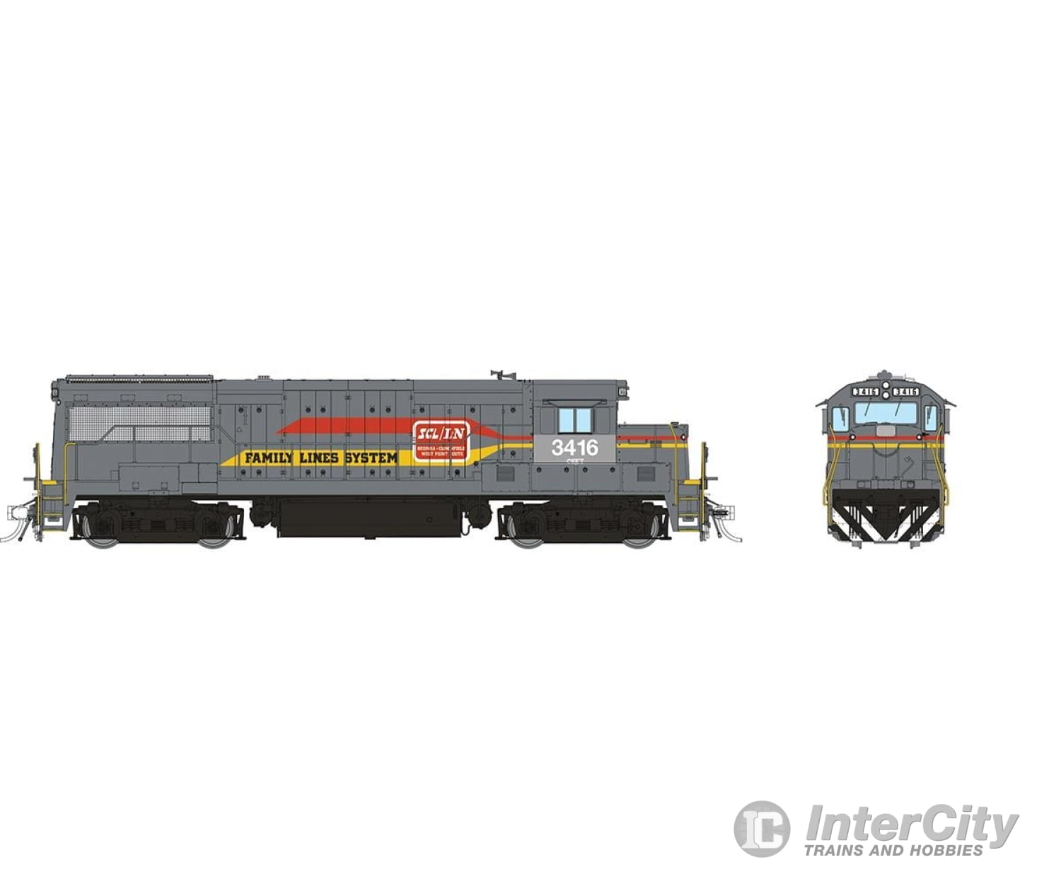 Rapido 035041 Ho Ge U25B Low Hood (Dc/Silent): Csx - Family Lines Patch: #3416 Locomotives