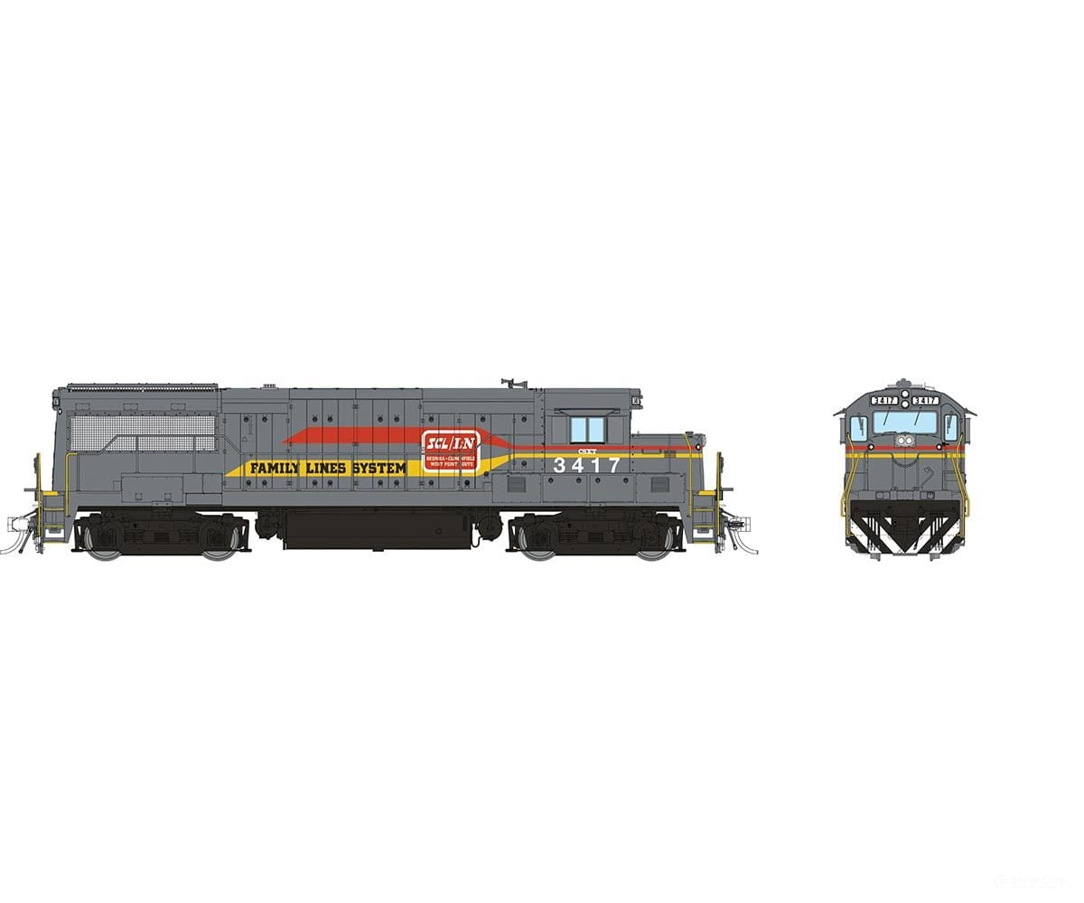 Rapido 035042 Ho Ge U25B Low Hood (Dc/Silent): Csx - Family Lines Patch: #3417 Locomotives