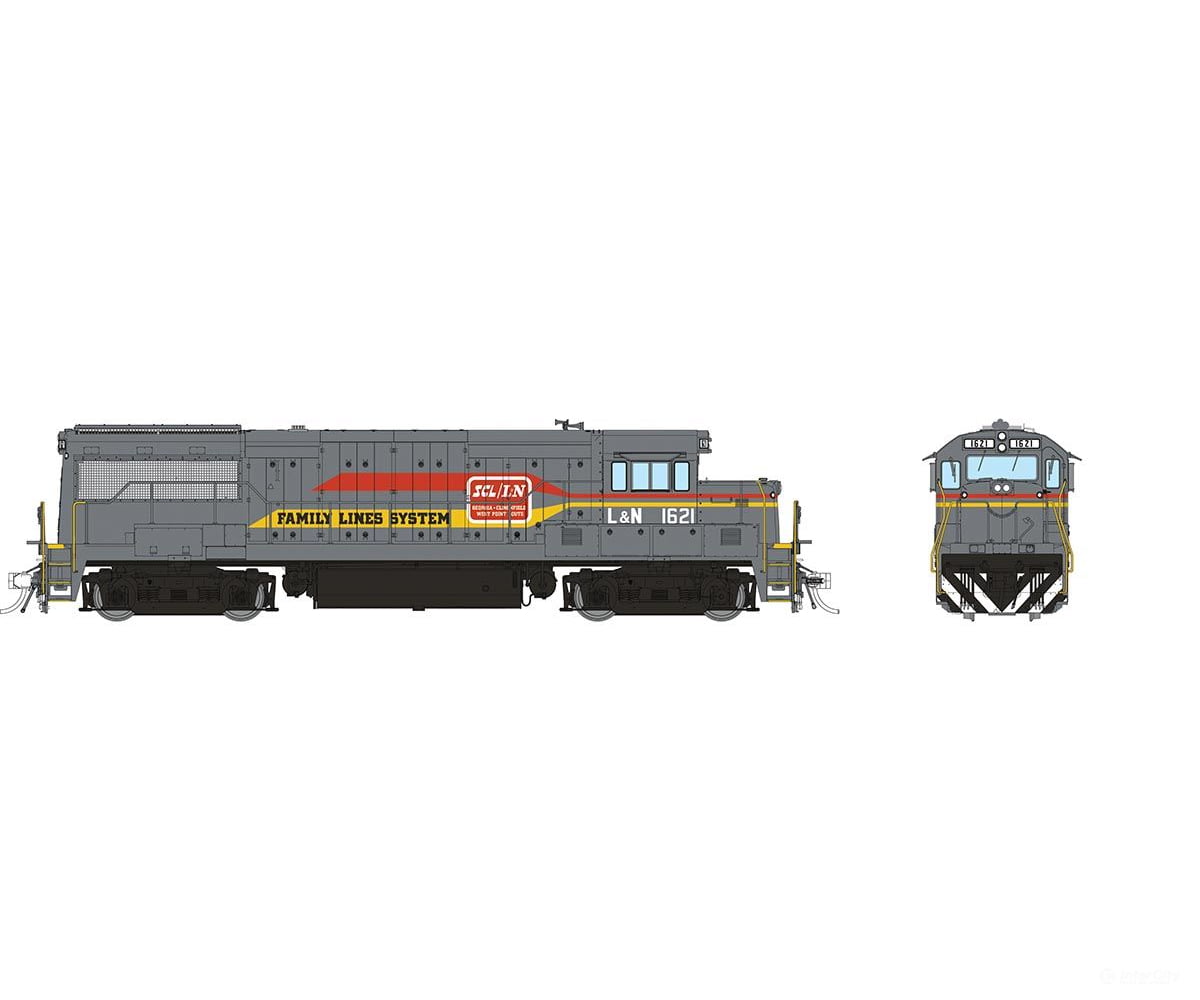 Rapido 035044 Ho Ge U25B Low Hood (Dc/Silent): Family Lines System: #1621 Locomotives