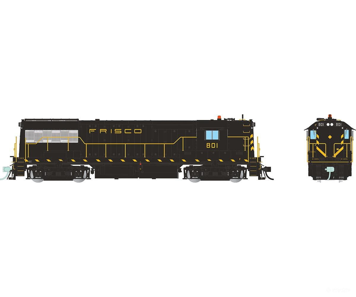 Rapido 035068 Ho Ge U25B High Hood (Dc/Silent): Frisco (Slsf) - As Delivered: #801 Locomotives