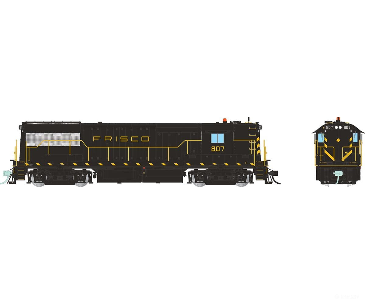 Rapido 035070 Ho Ge U25B High Hood (Dc/Silent): Frisco (Slsf) - As Delivered: #807 Locomotives