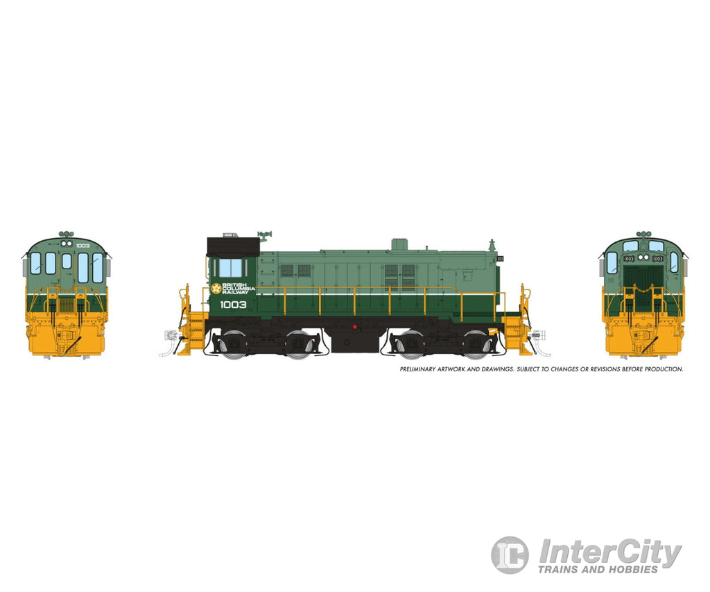 Rapido 036003 HO MLW S-13 (DC/Silent): BCR - Two-Tone Green Scheme: #1003