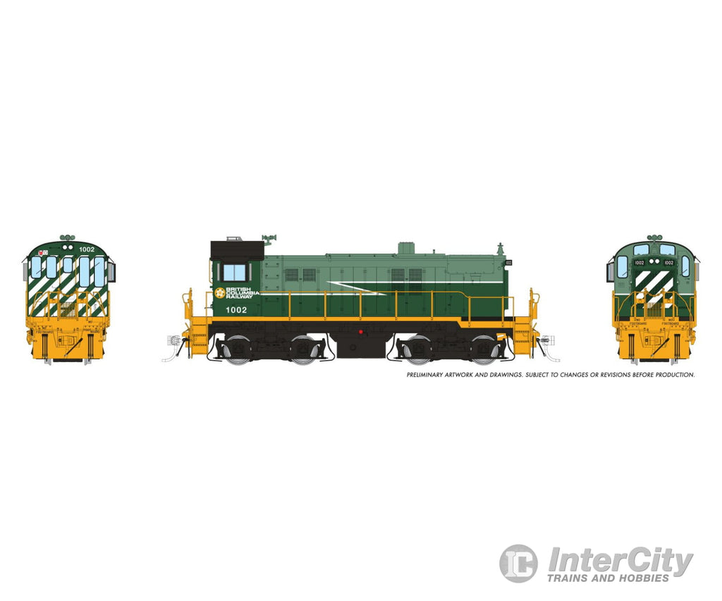 Rapido 036005 HO MLW S-13 (DC/Silent): BCR - Green Lightning Stripe Scheme: #1002