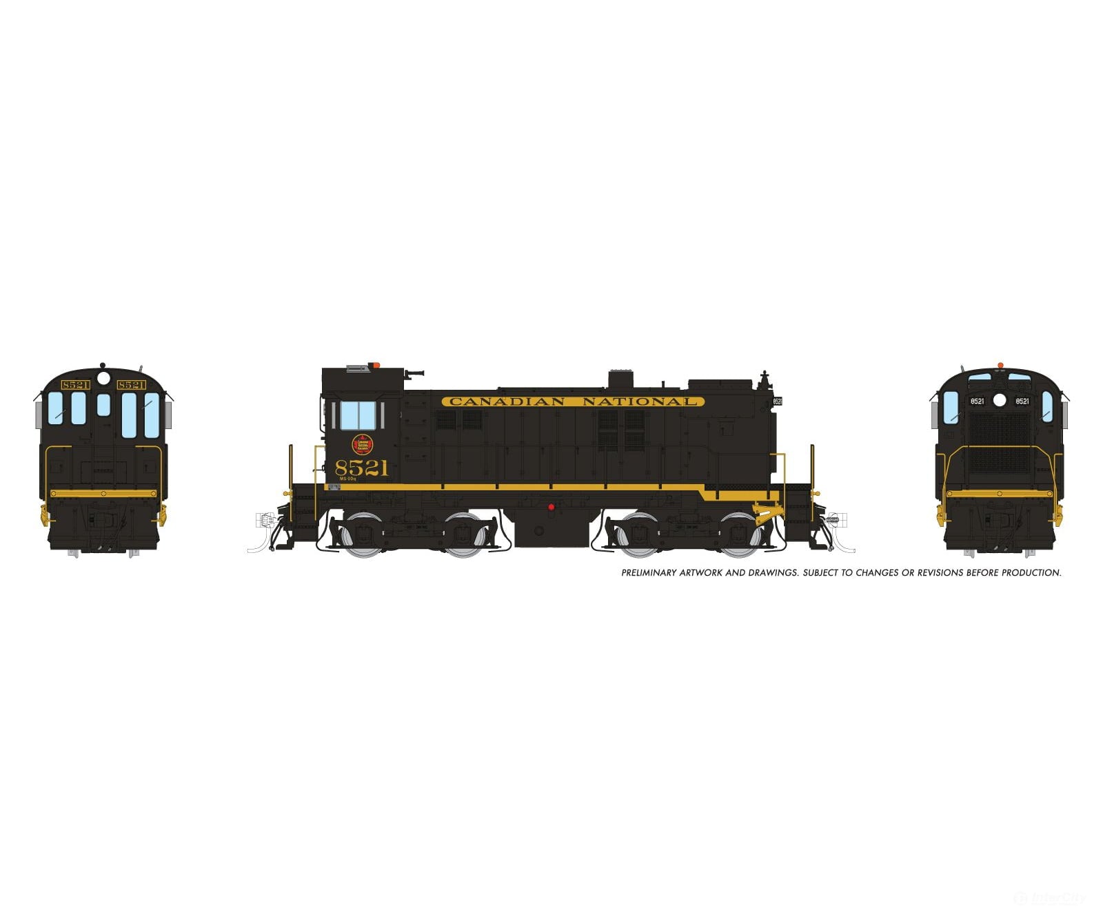 Rapido 036010 HO MLW S-13 (DC/Silent): CNR - Delivery Scheme: #8521