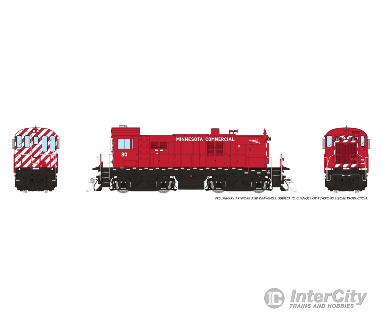 Rapido 036116 HO MLW RS-23 (DC/Silent): Minnesota Commercial: #80