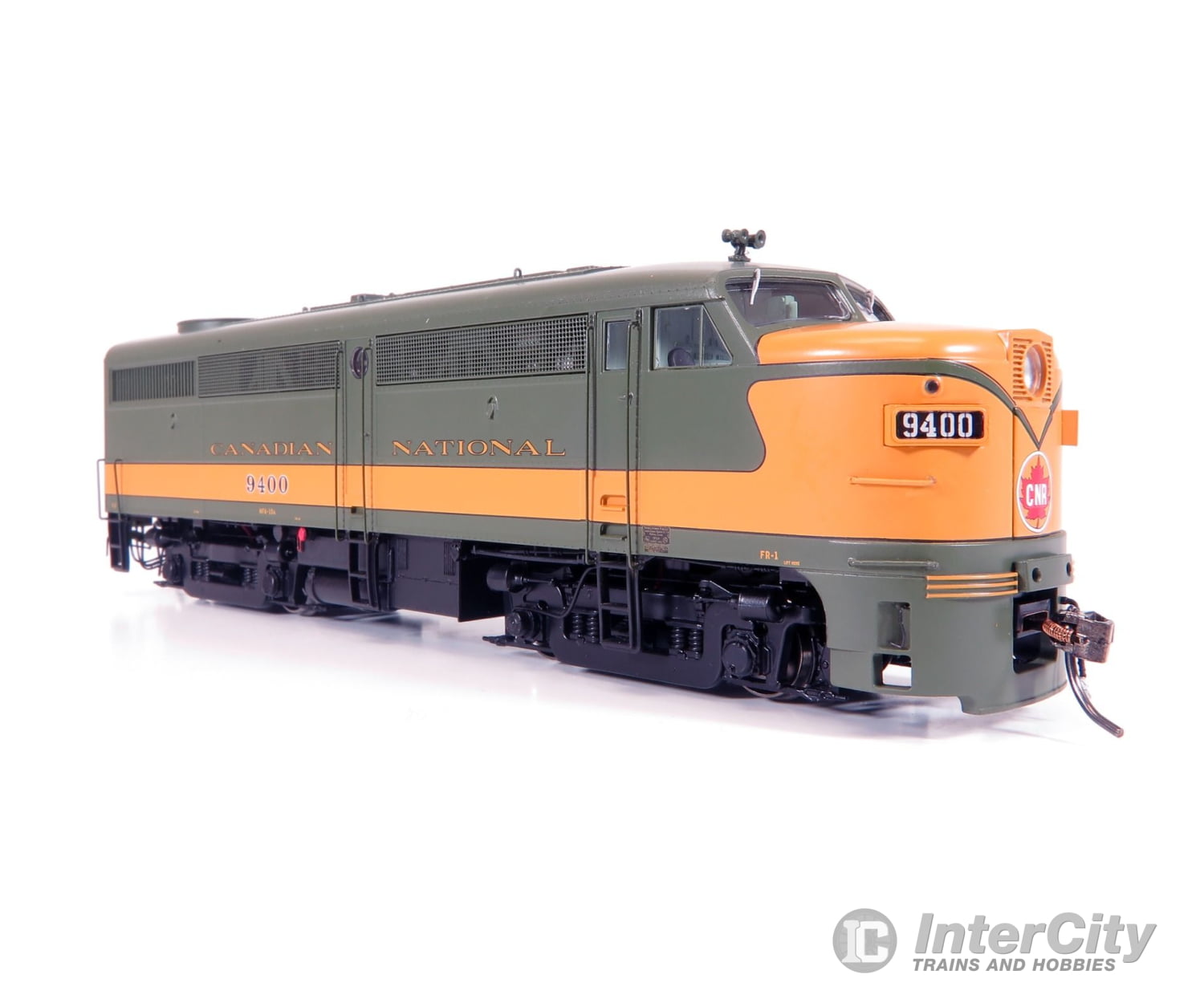 Rapido 037001 Ho Alco Fa-1 (Dc/Silent): Canadian National - Green & Yellow Scheme: #9400 Diesel