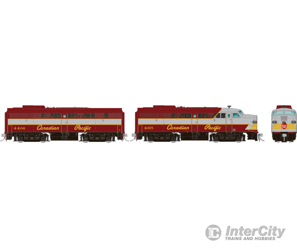 Rapido 037012 Ho Alco Fa-1 + Fb-1 (Dc/Silent): Canadian Pacific - Script Scheme: #4019 #4416 Diesel