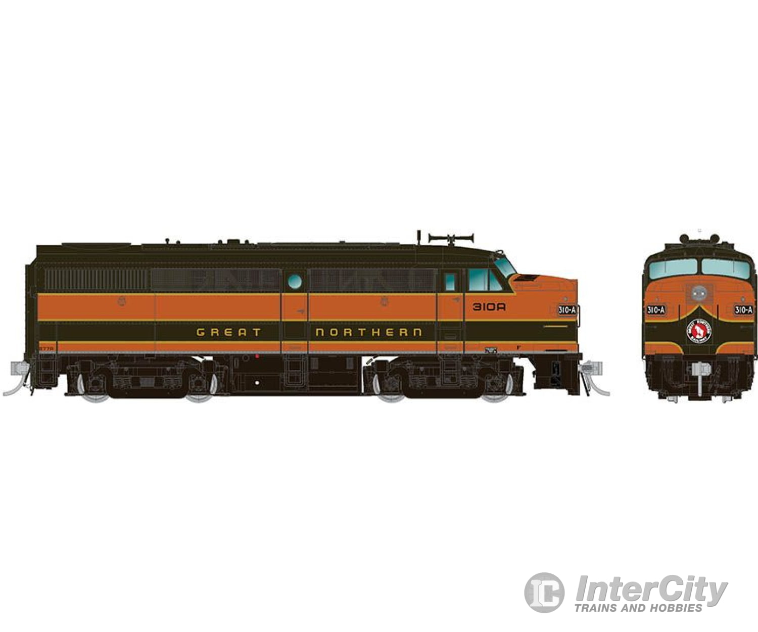 Rapido 037017 Ho Alco Fa-1 (Dc/Silent): Great Northern: #276A Diesel