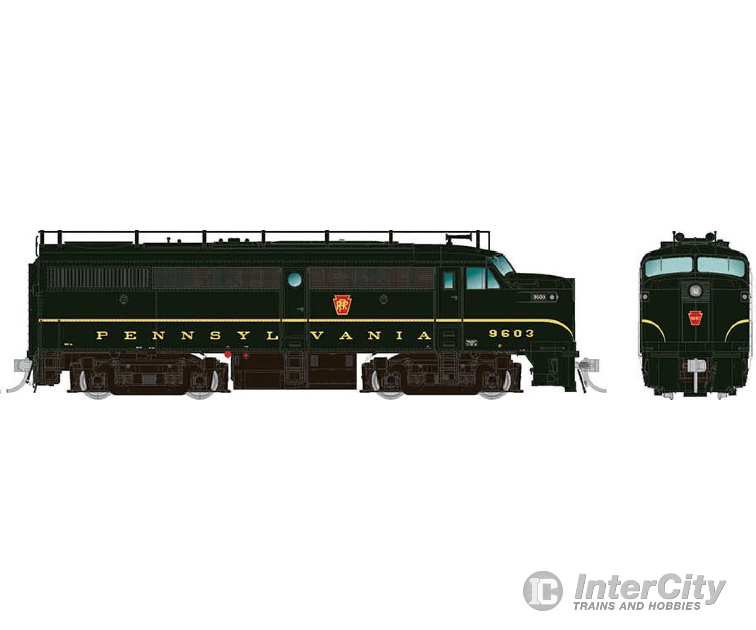 Rapido 037033 Ho Alco Fa-1 (Dc/Silent): Pennsylvania: #9601 Diesel