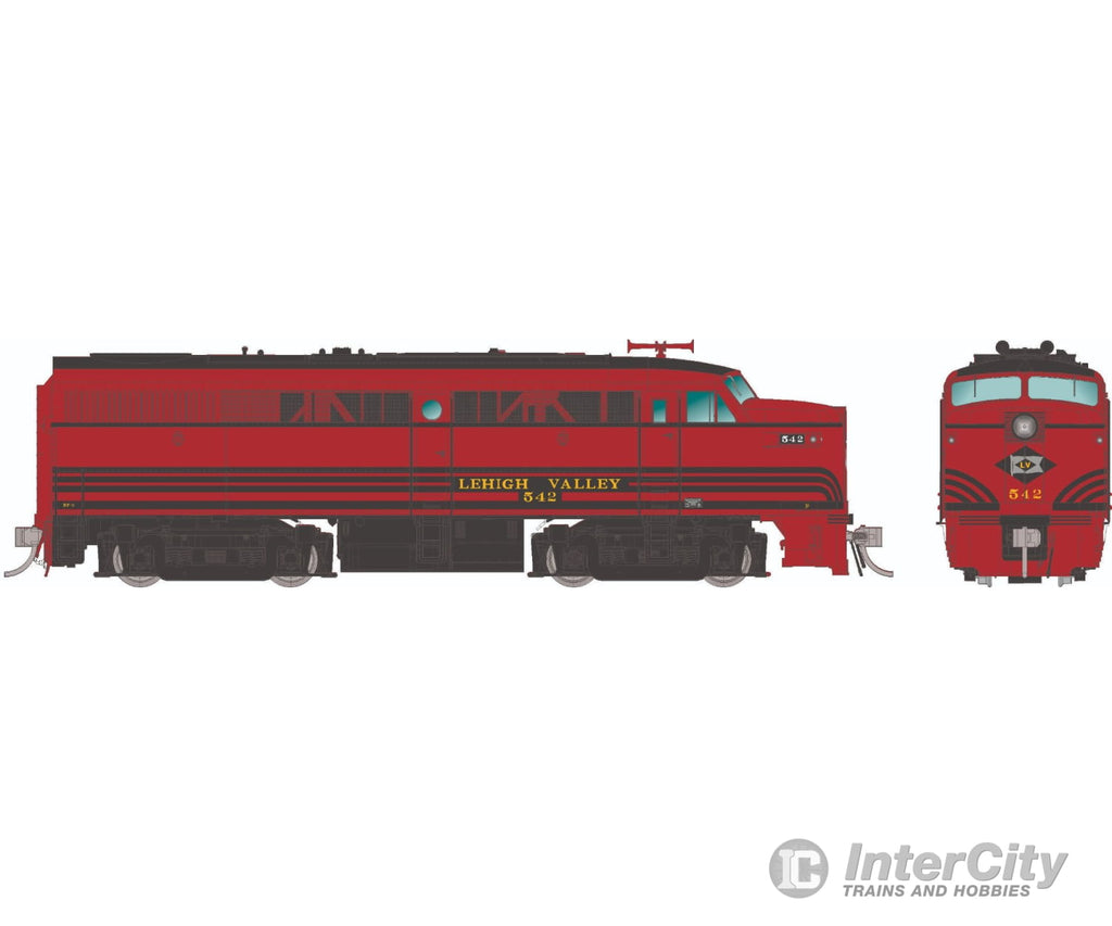 Rapido 037048 Ho Alco Fa-1 (Dc/Silent): Lehigh Valley: #538 Locomotives