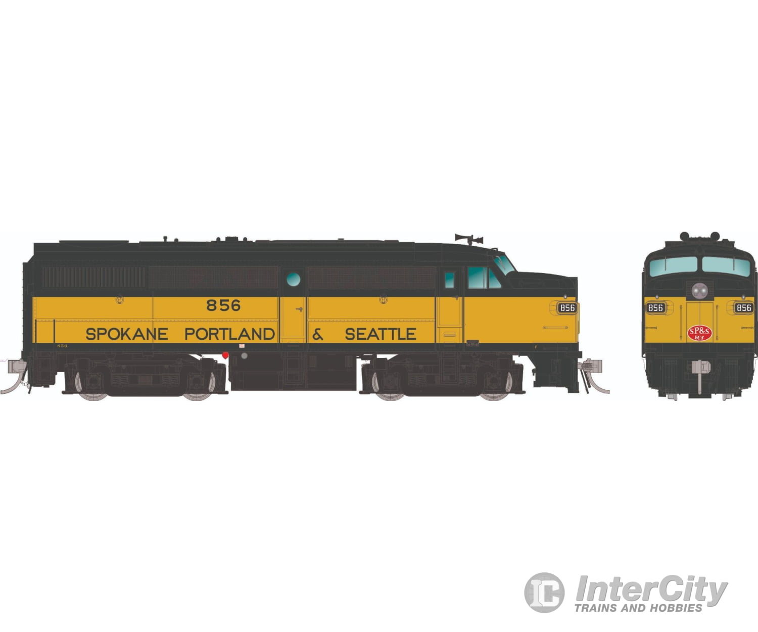 Rapido 037075 Ho Alco Fa-1 (Dc/Silent): Spokane Portland & Seattle: #864 Locomotives