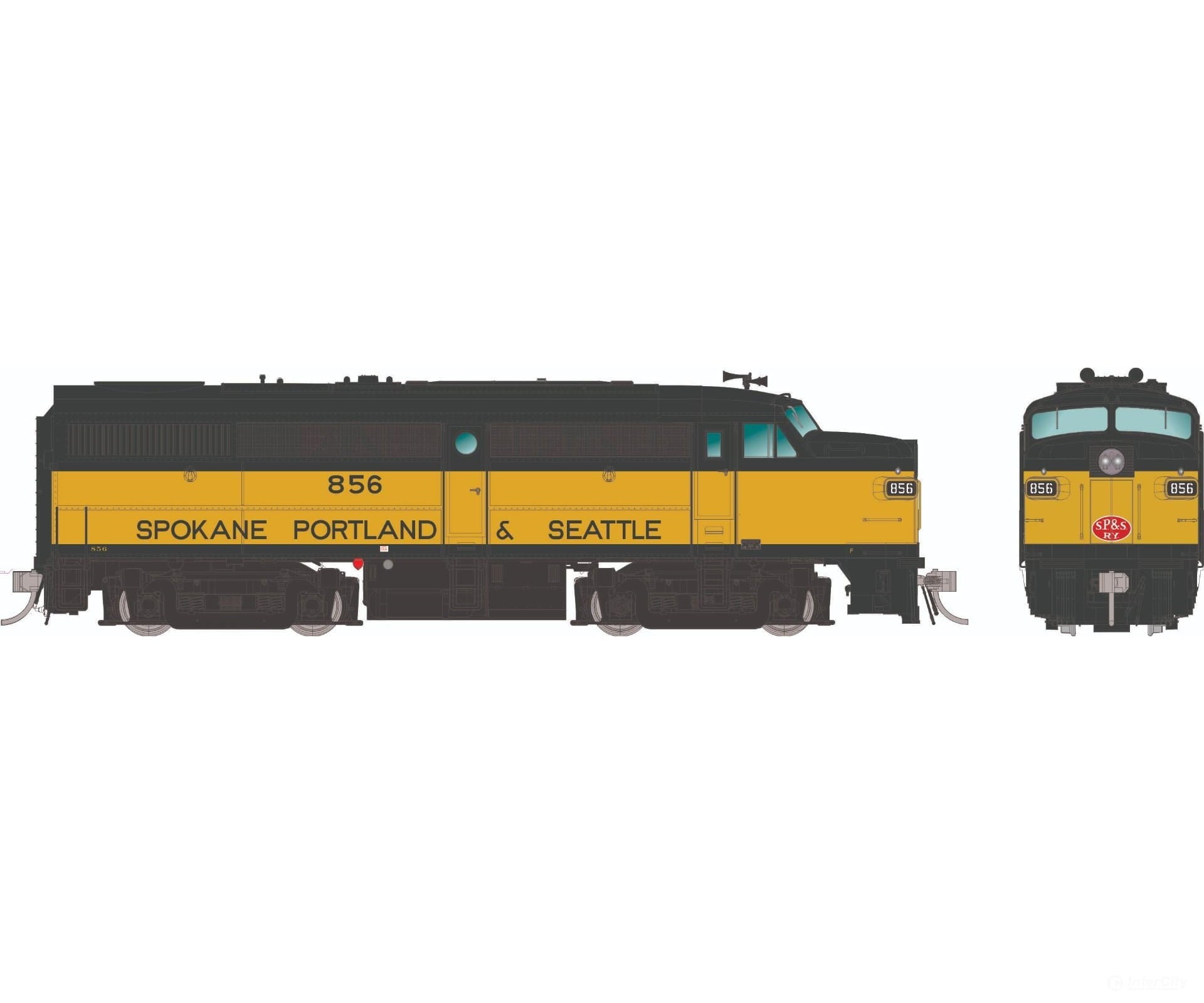 Rapido 037081 Ho Alco Fa-1 (Dc/Silent): Bn - Ex-Sp&S Patch: #4118 Locomotives