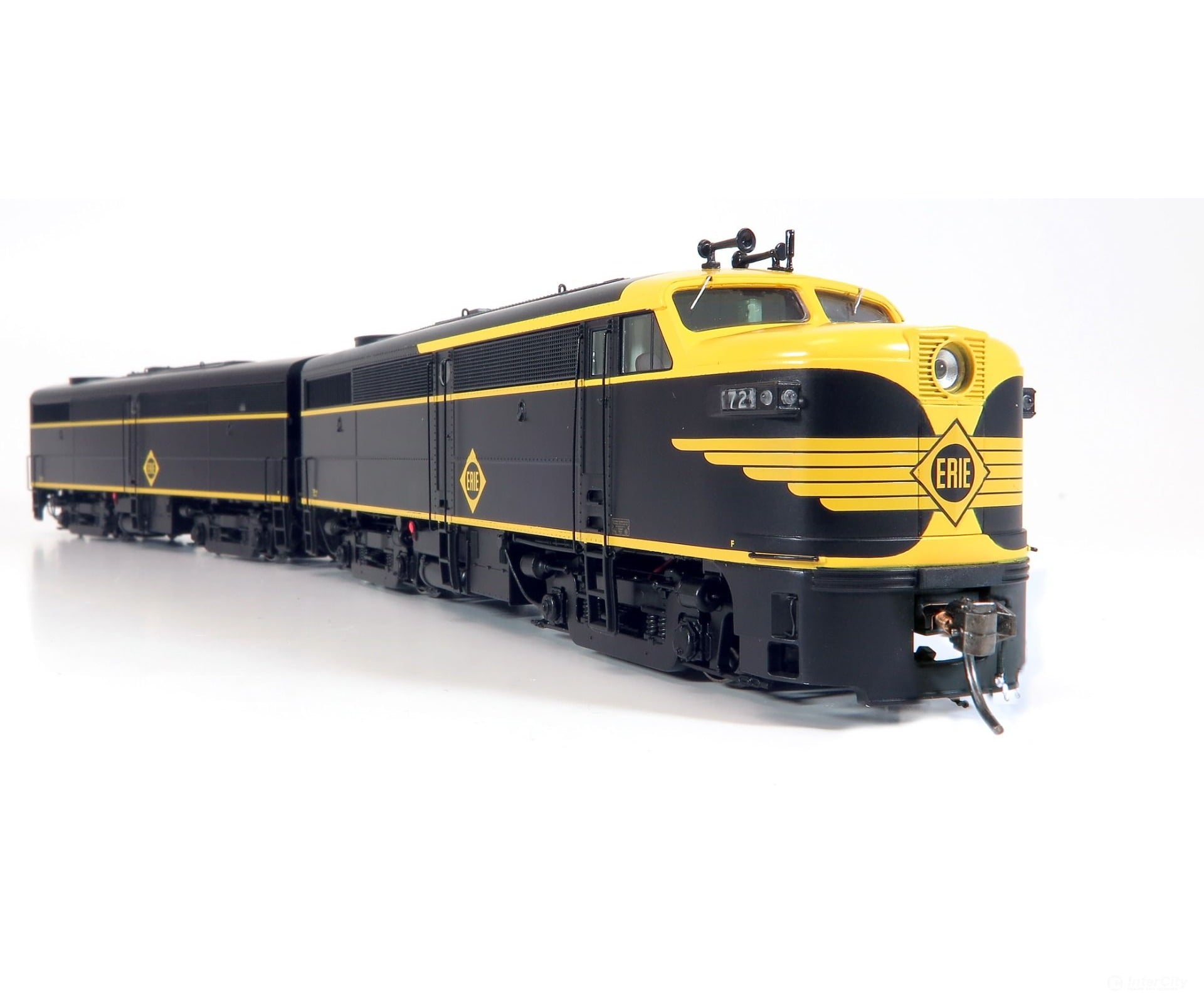 Rapido 037516 Ho Alco Fa-1 + Fb-1 (Dc/Dcc/Sound): Erie: #725D #725C Diesel