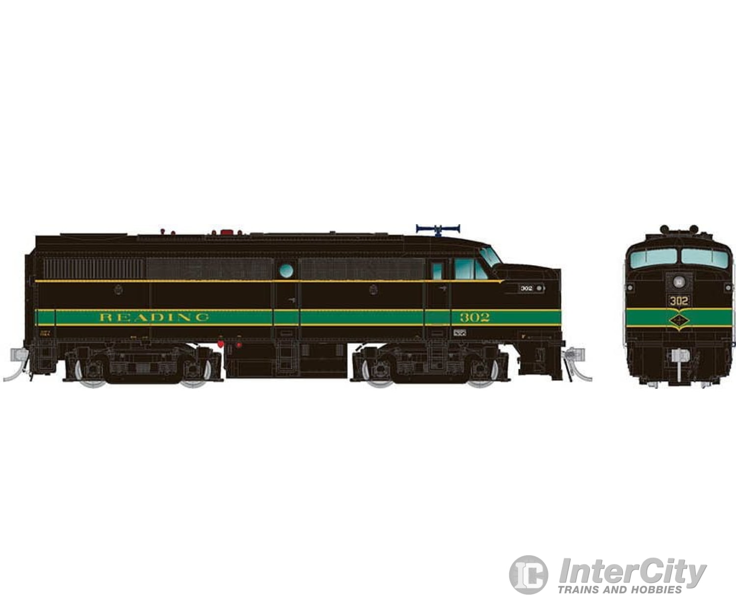 Rapido 037538 Ho Alco Fa-1 (Dc/Dcc/Sound): Reading: #304 Diesel