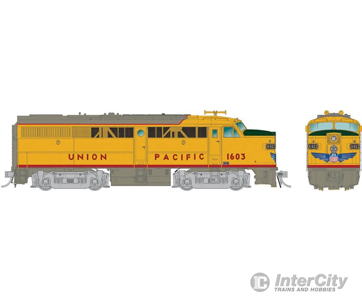 Rapido 037542 Ho Alco Fa-1 (Dc/Dcc/Sound): Union Pacific: #1635 Diesel