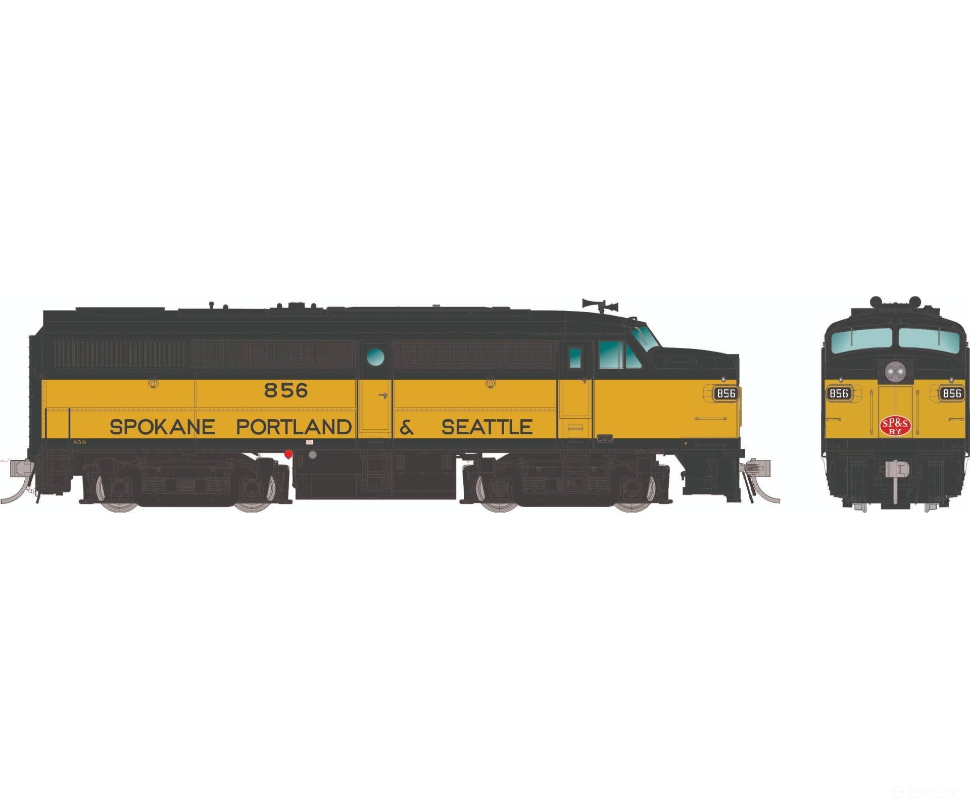 Rapido 037579 Ho Alco Fa-1 (Dc/Dcc/Sound): Bn - Ex-Sp&S Patch: #4108 Locomotives