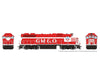Rapido 038558 Ho Emd Gp38 (Dc/Dcc/Sound): Gm&O - Red & White Stripe: #713 Locomotives