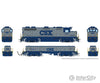 Rapido 039526 Ho Emd Gp39 Mother + Slug (Dc/Dcc/Sound): Csx - Grey & Blue: #4290 + #1048 Locomotives