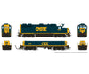 Rapido 039532 Ho Emd Gp39 Mother + Slug (Dc/Dcc/Sound): Csx - Yn3 Scheme: #4282 + #1044 Locomotives
