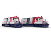 Rapido 040560 HO EMD GP40 (DC/DCC/Sound): Western Pacific - Bicentennial: #1776 + 1976 Locomotives