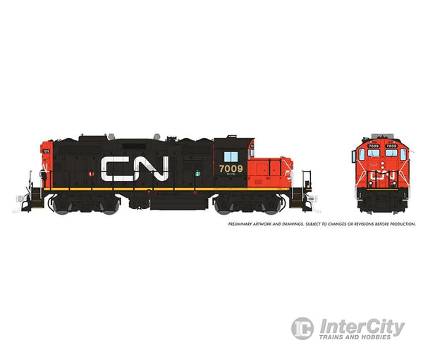 Rapido 041512 Ho Gp9Rm (Dc/Dcc/Sound): Cn - Large Noodle: #7009 Locomotive