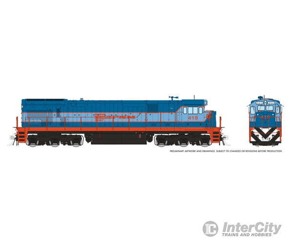 Rapido 042110 Ho C36-7 (Dc/Silent): Fnm - Blue Scheme: #421 Locomotive