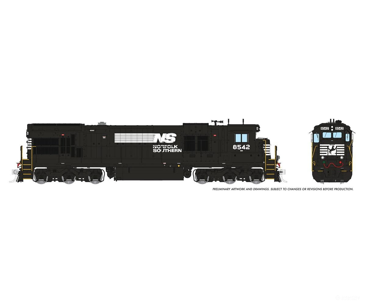 Rapido 042623 Ho C36-7 Dc/Dcc/Sound): Norfolk Southern: #8535 Locomotives