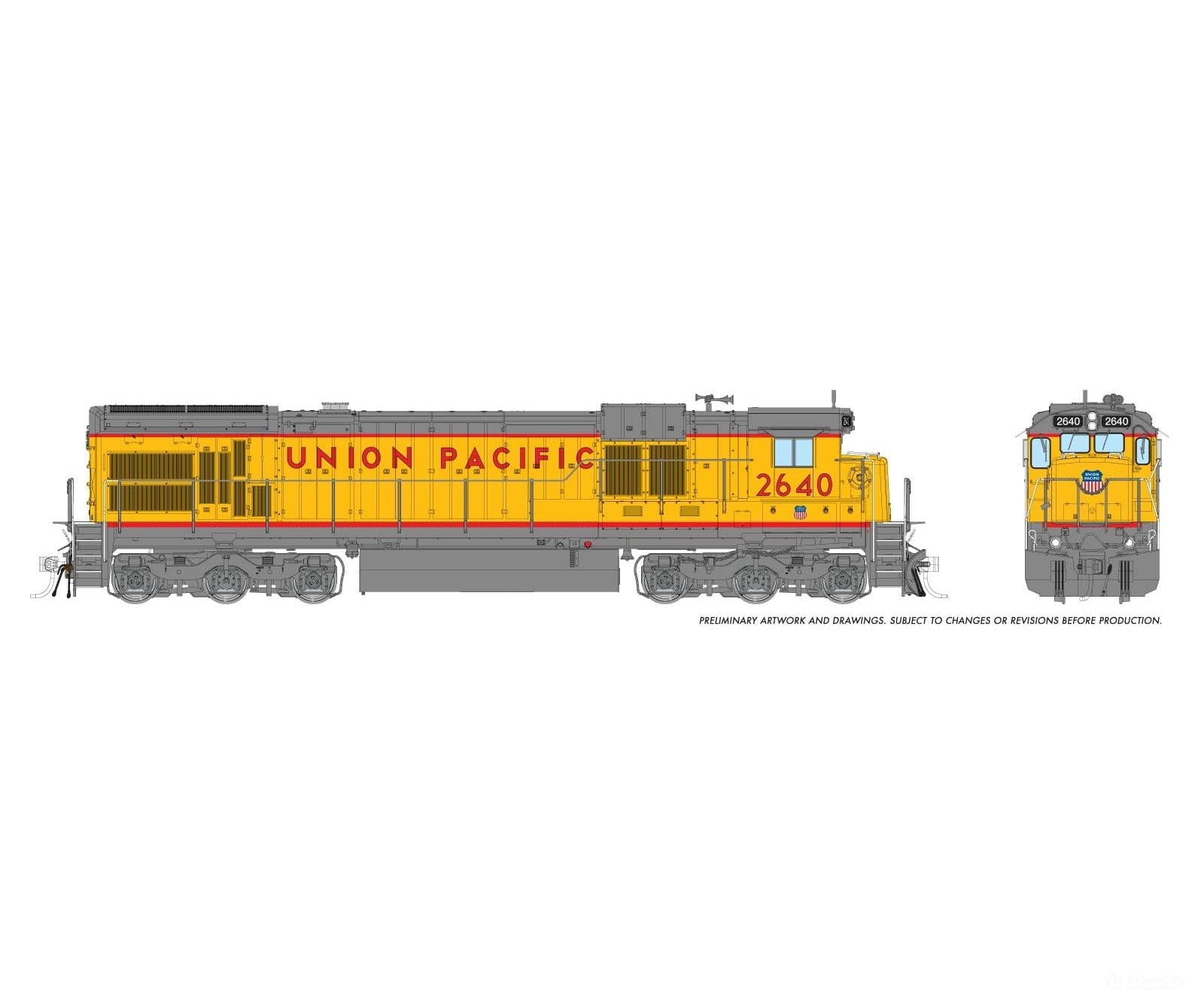 Rapido 042626 Ho C36-7 (Dc/Dcc/Sound): Union Pacific - 1996 Renumber: #2609 Locomotives