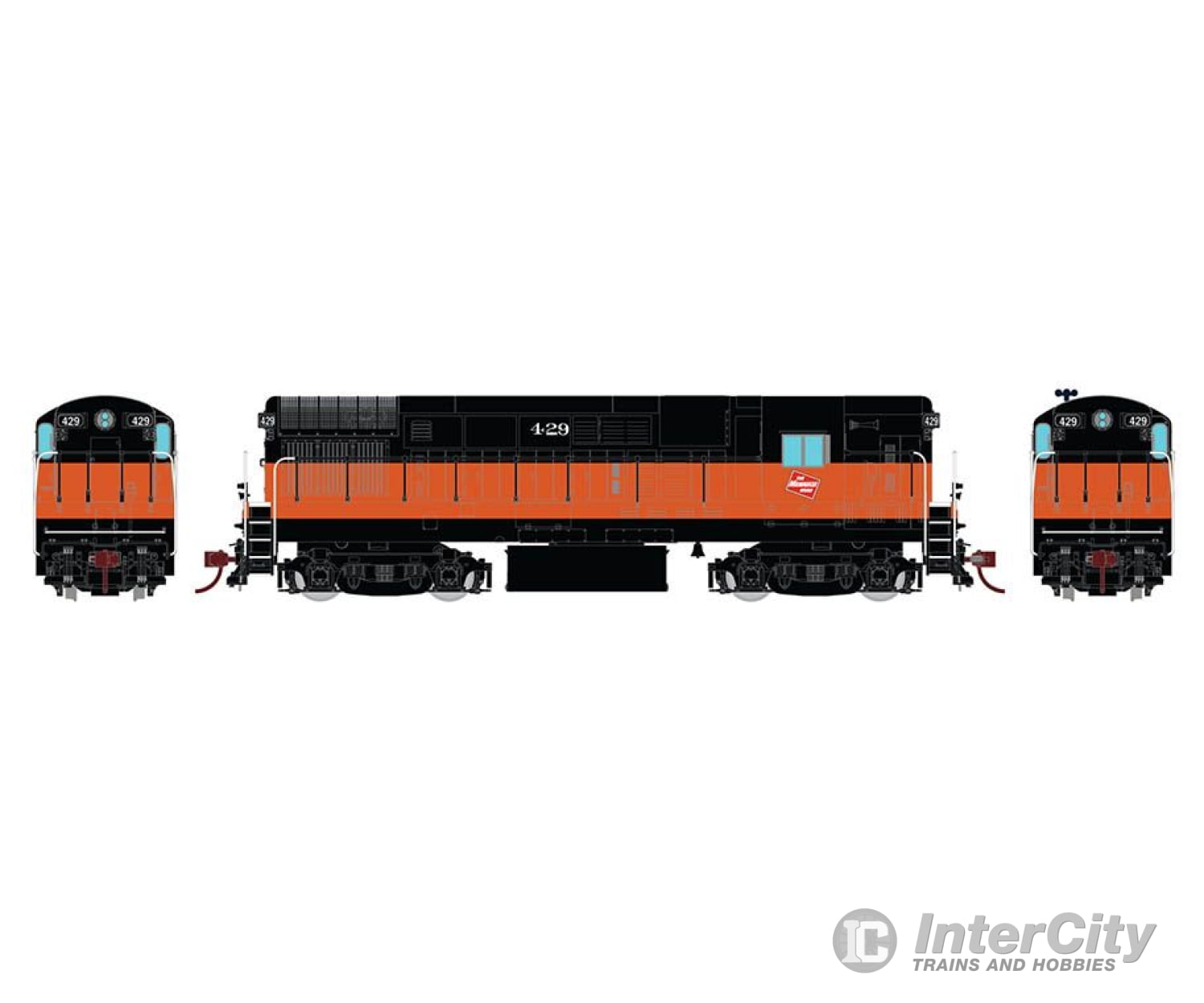 Rapido 044008 Ho Scale H16-44 (Dc/Silent): Milwaukee Road #436 Locomotives