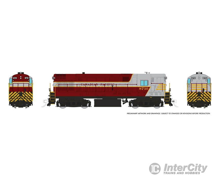 Rapido 044032 Ho Scale H16-44 (Dc/Silent): Cpr Block #8724 Locomotives