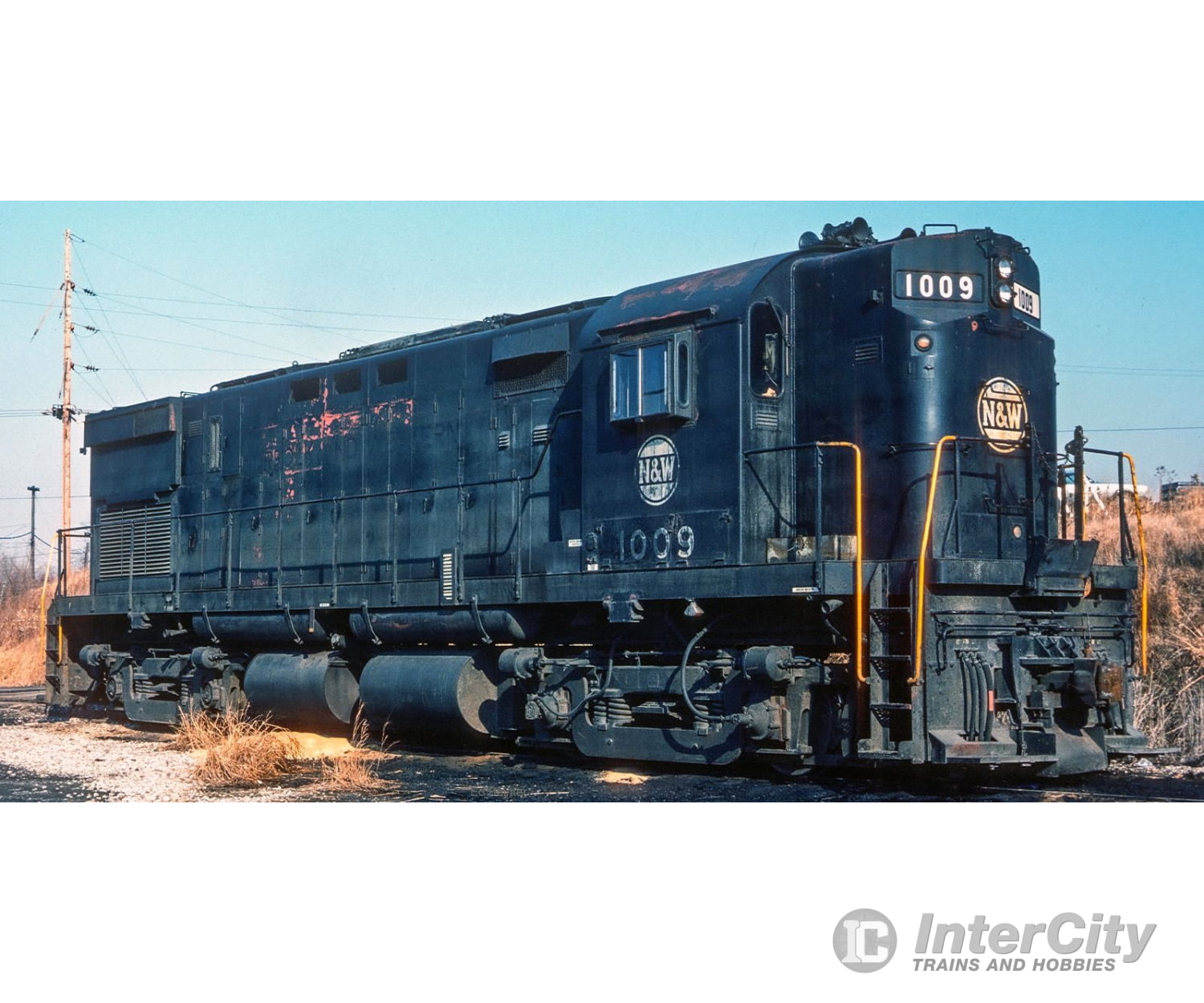 Rapido 045051 HO ALCO C-425 High Hood (DC/Silent): Norfolk & Western - Black Scheme: #1007 Locomotives