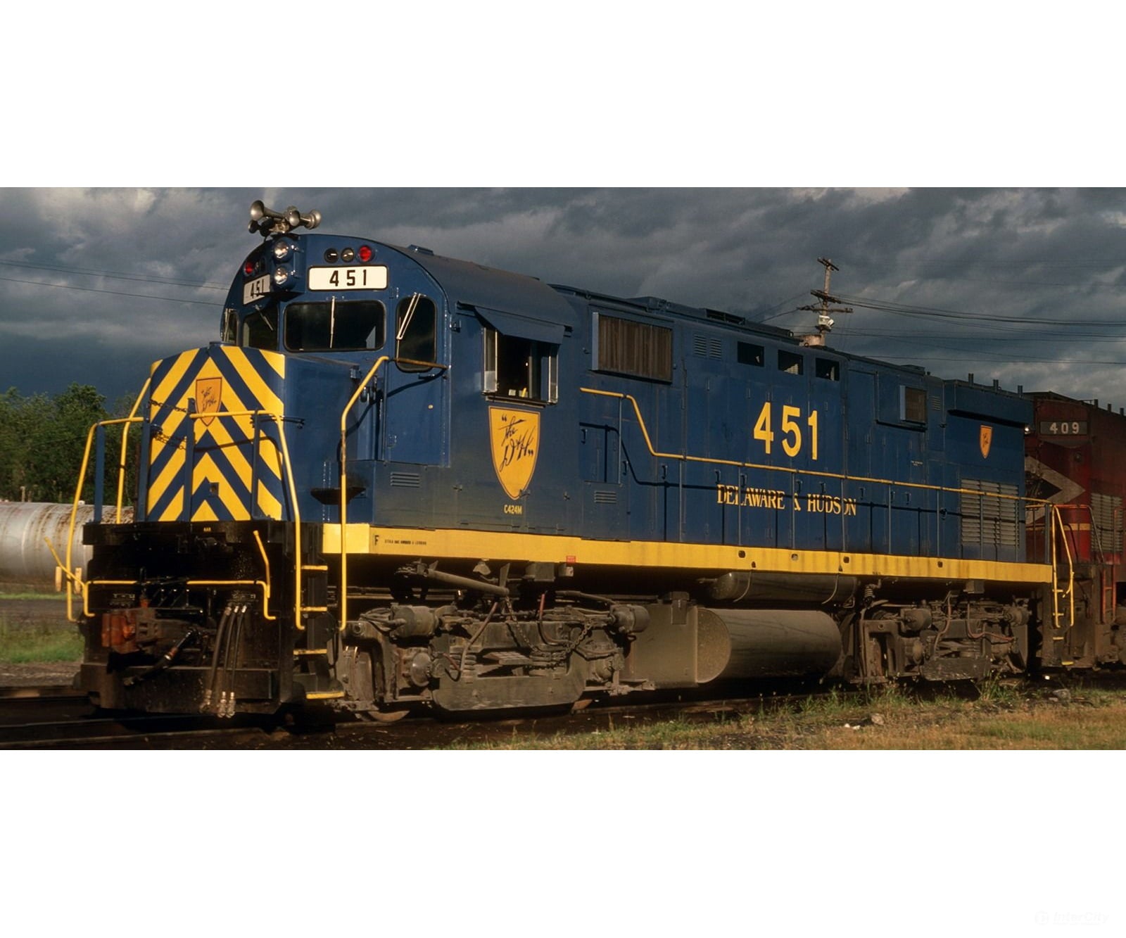 Rapido 045534 HO ALCO C424m (DC/DCC/Sound): Delaware & Hudson - Blue Scheme: #451 - Locomotives