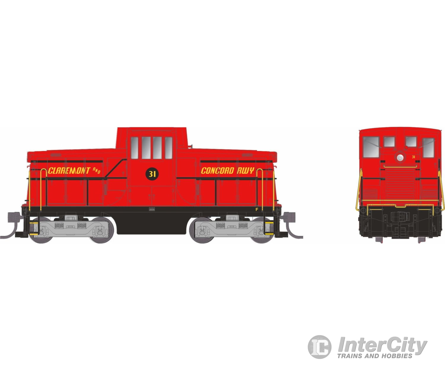 Rapido 048043 Ho Ge 44 Tonner (Dc/Silent): Claremont & Concord: #17 Locomotives