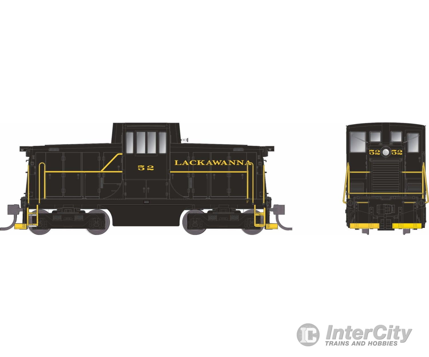 Rapido 048045 Ho Ge 44 Tonner (Dc/Silent): Lackawanna (Dl&W): #52 Locomotives