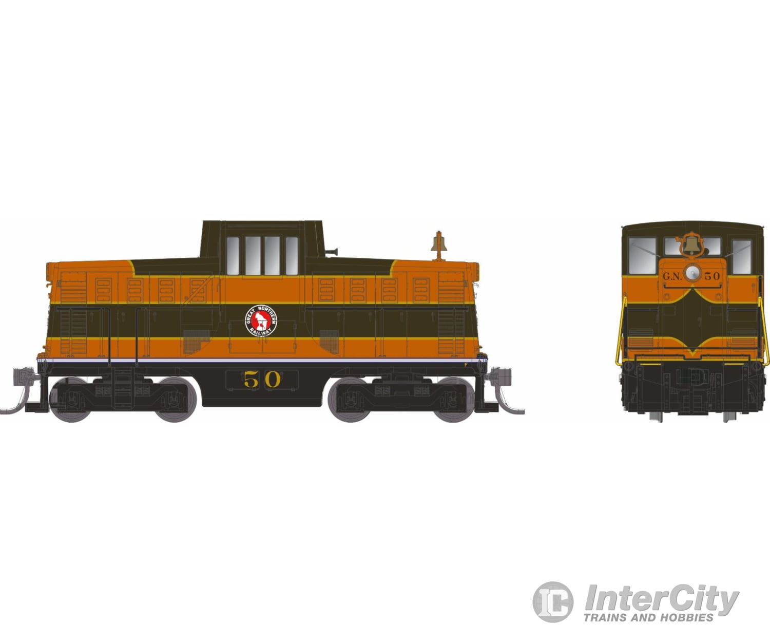 Rapido 048048 Ho Ge 44 Tonner (Dc/Silent): Great Northern: #50 Locomotives