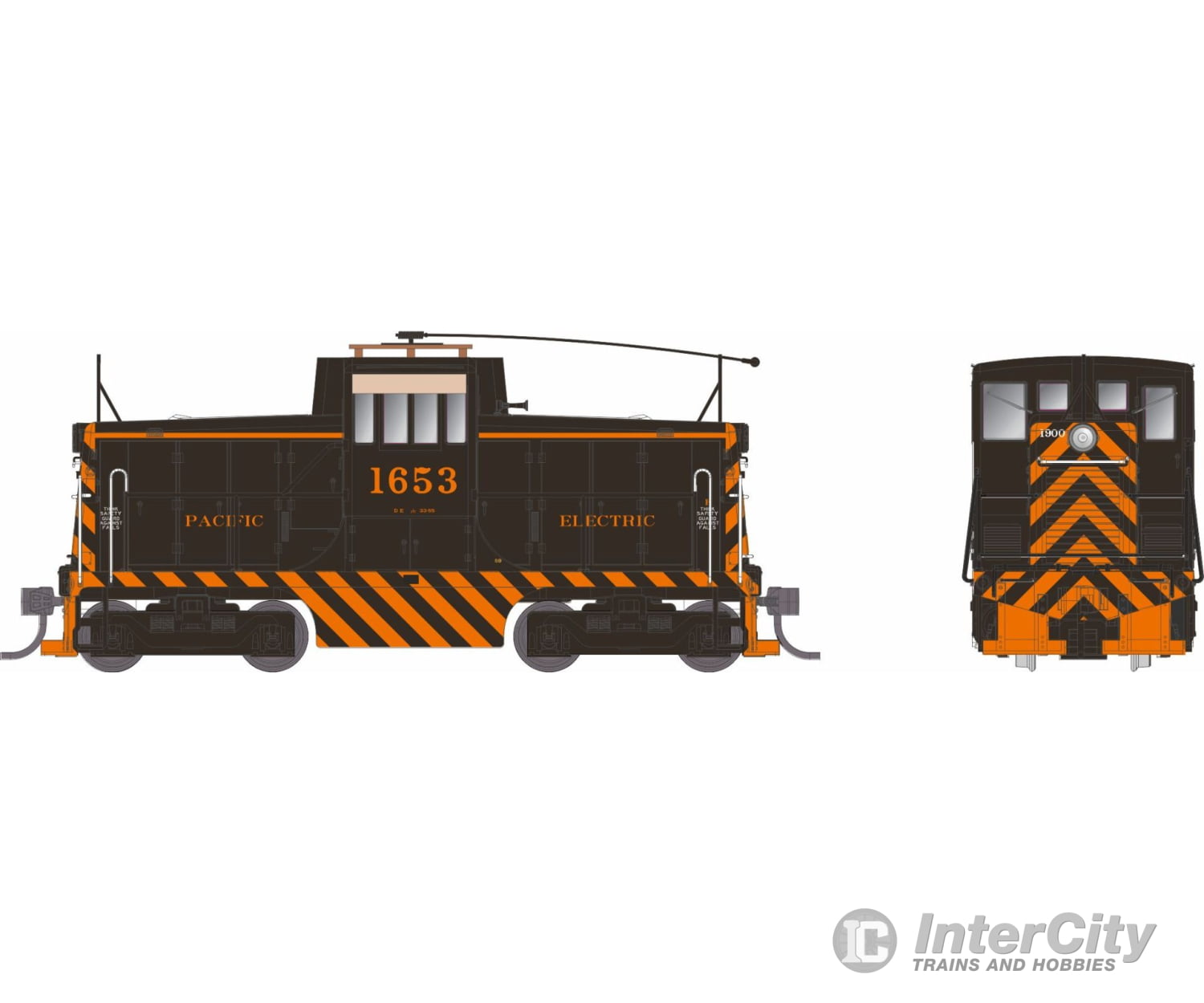 Rapido 048061 Ho Ge 44 Tonner (Dc/Silent): Pacific Electric Railway: #1652 Locomotives