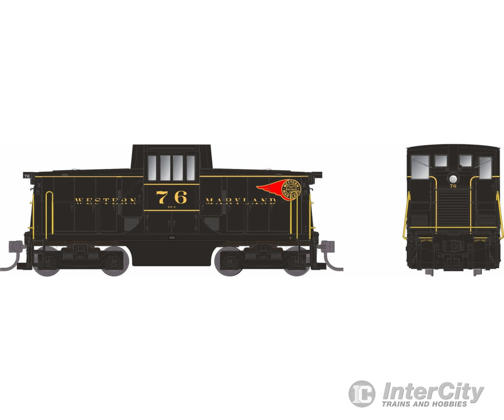 Rapido 048066 Ho Ge 44 Tonner (Dc/Silent): Western Maryland: #76 Locomotives