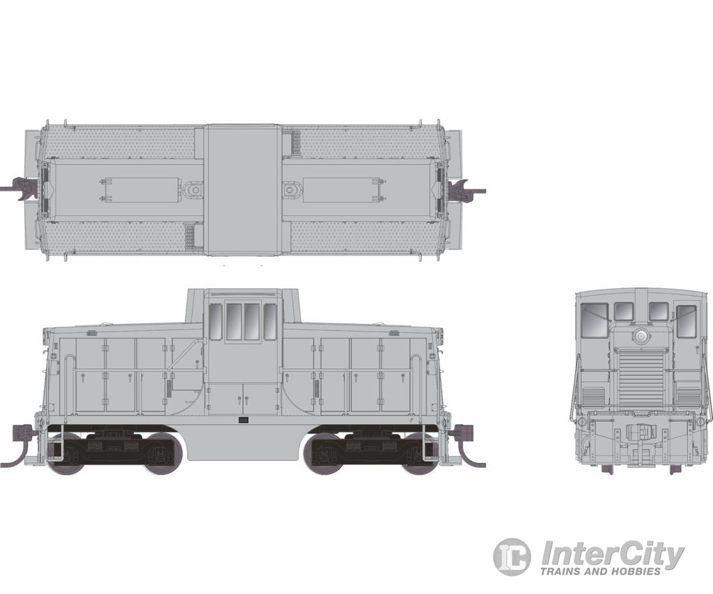 Rapido 048097 Ho Ge 44 Tonner (Dc/Silent): Undecorated - Phase Iii Body Locomotives