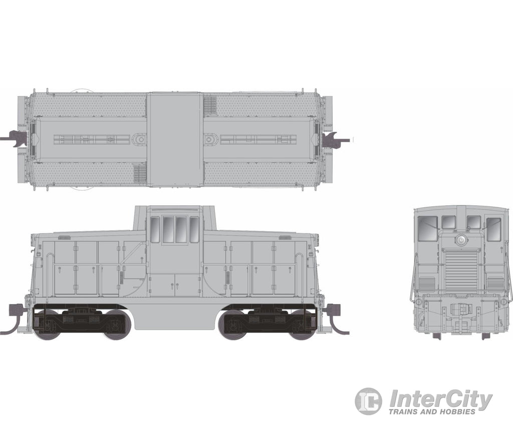 Rapido 048098 Ho Ge 44 Tonner (Dc/Silent): Undecorated - Phase Iva Body Locomotives