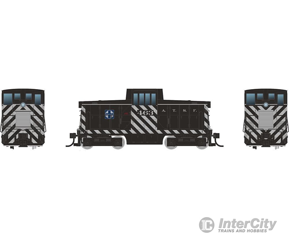 Rapido 048503 Ho Ge 44 Tonner (Dc/Dcc/Sound): Santa Fe - Zebra Stripe: #468 Locomotives