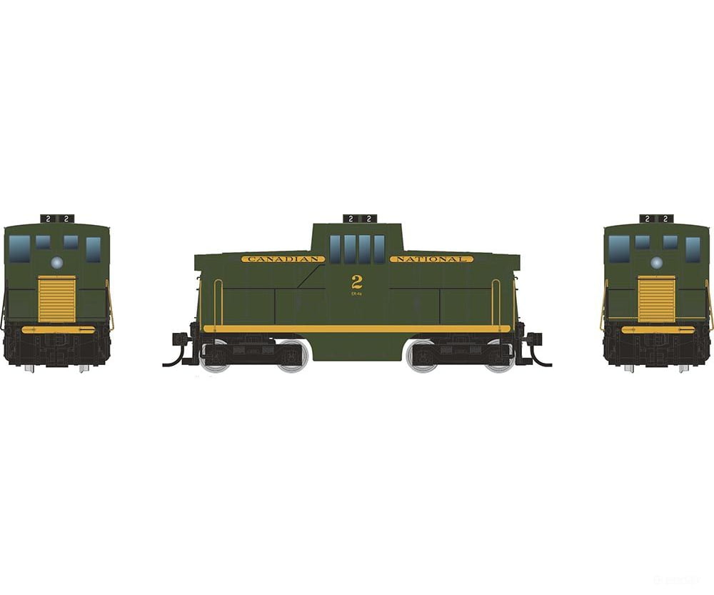 Rapido 048507 Ho Ge 44 Tonner (Dc/Dcc/Sound): Canadian National - Green: #1 Locomotives