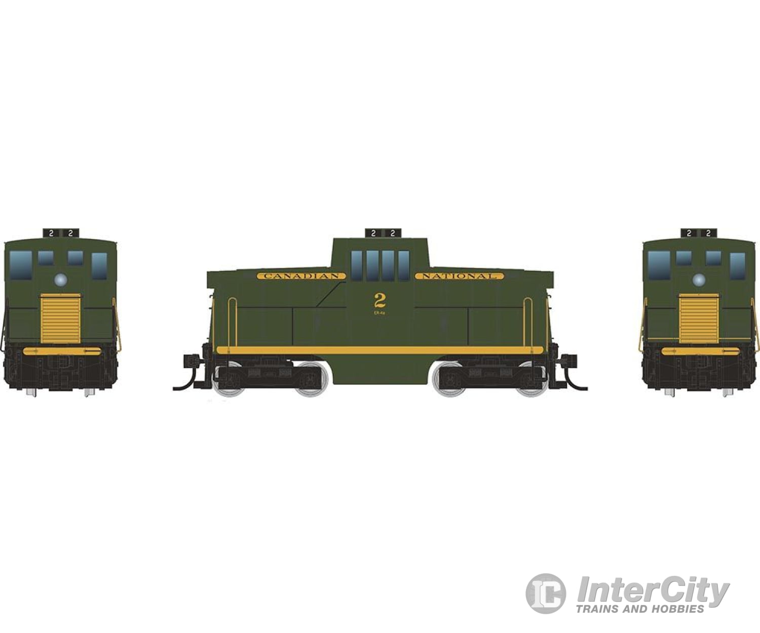 Rapido 048507 Ho Ge 44 Tonner (Dc/Dcc/Sound): Canadian National - Green: #1 Locomotives