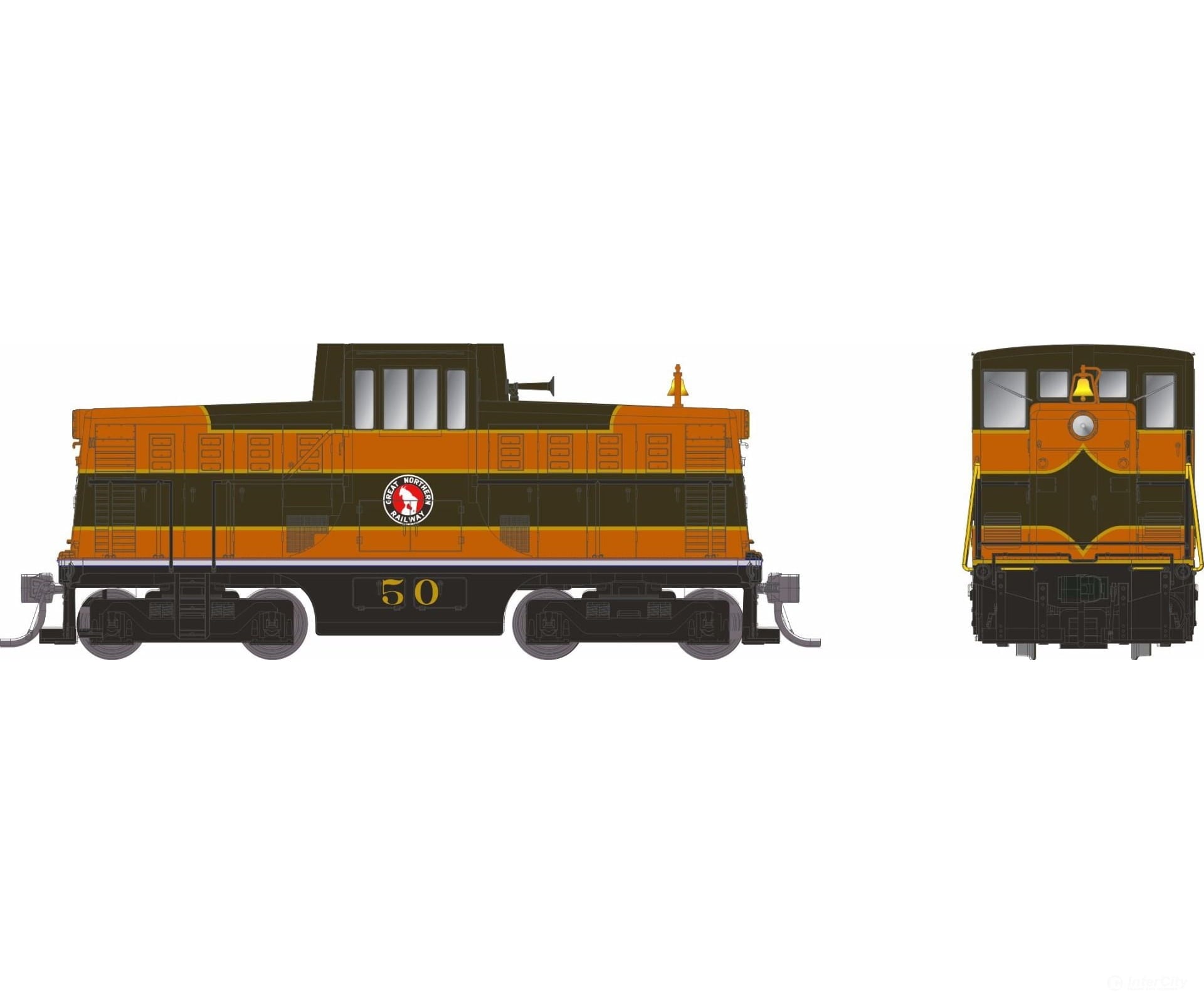 Rapido 048548 Ho Ge 44 Tonner (Dc/Dcc/Sound): Great Northern: #50 Locomotives