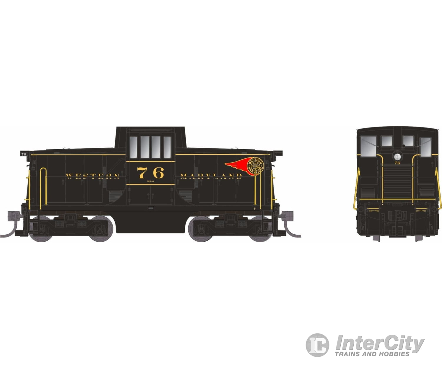 Rapido 048566 Ho Ge 44 Tonner (Dc/Dcc/Sound): Western Maryland: #76 Locomotives